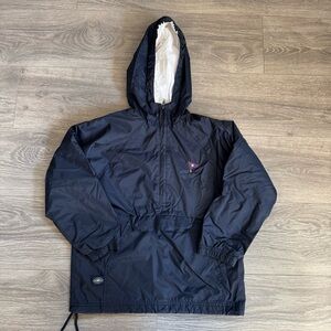 Charles River Apparel Youth Unisex Blue Raincoat/Windbreaker Jacket Size S